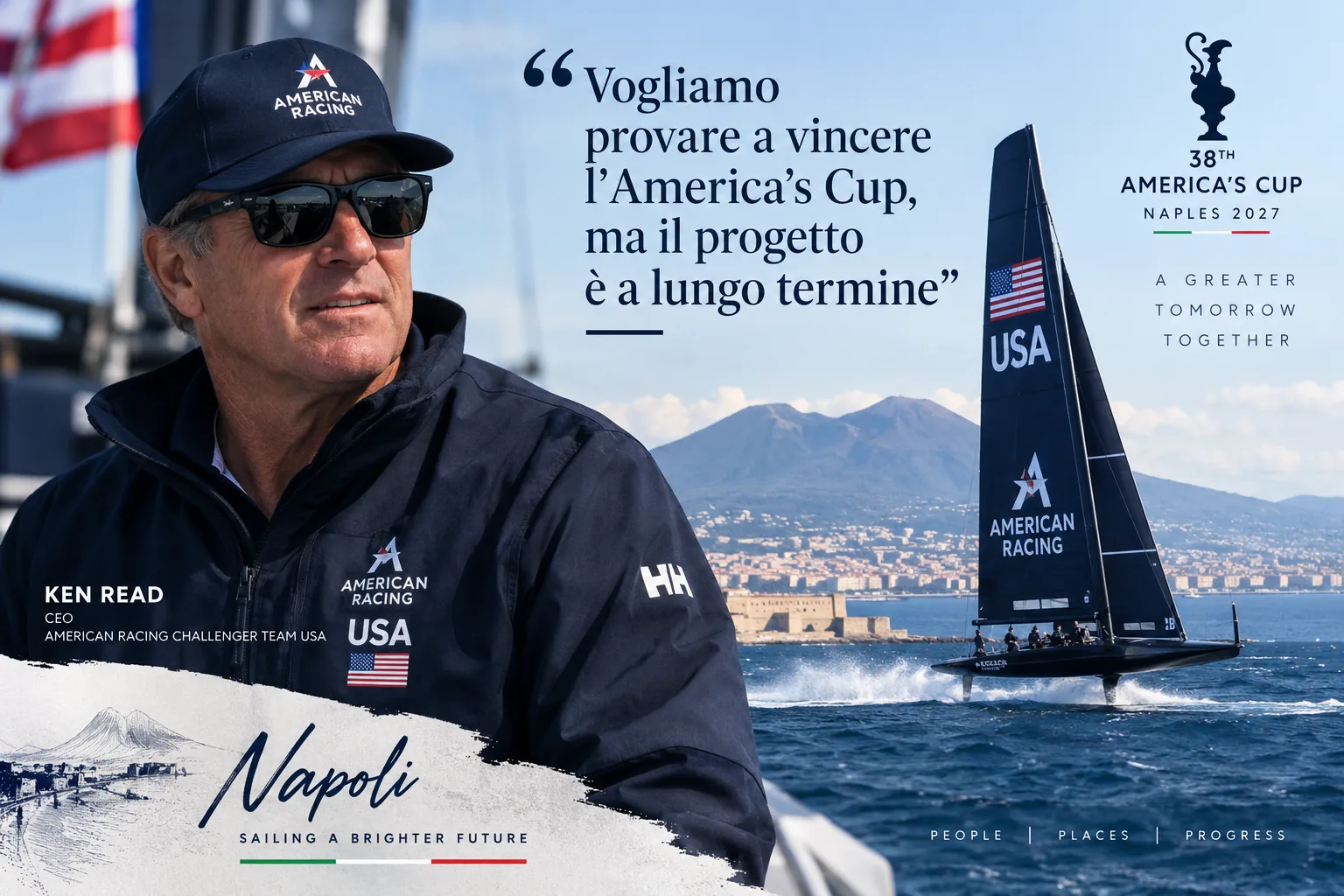 America’s Cup: Ken Read looks to Naples and the future as Team USA begins its journey