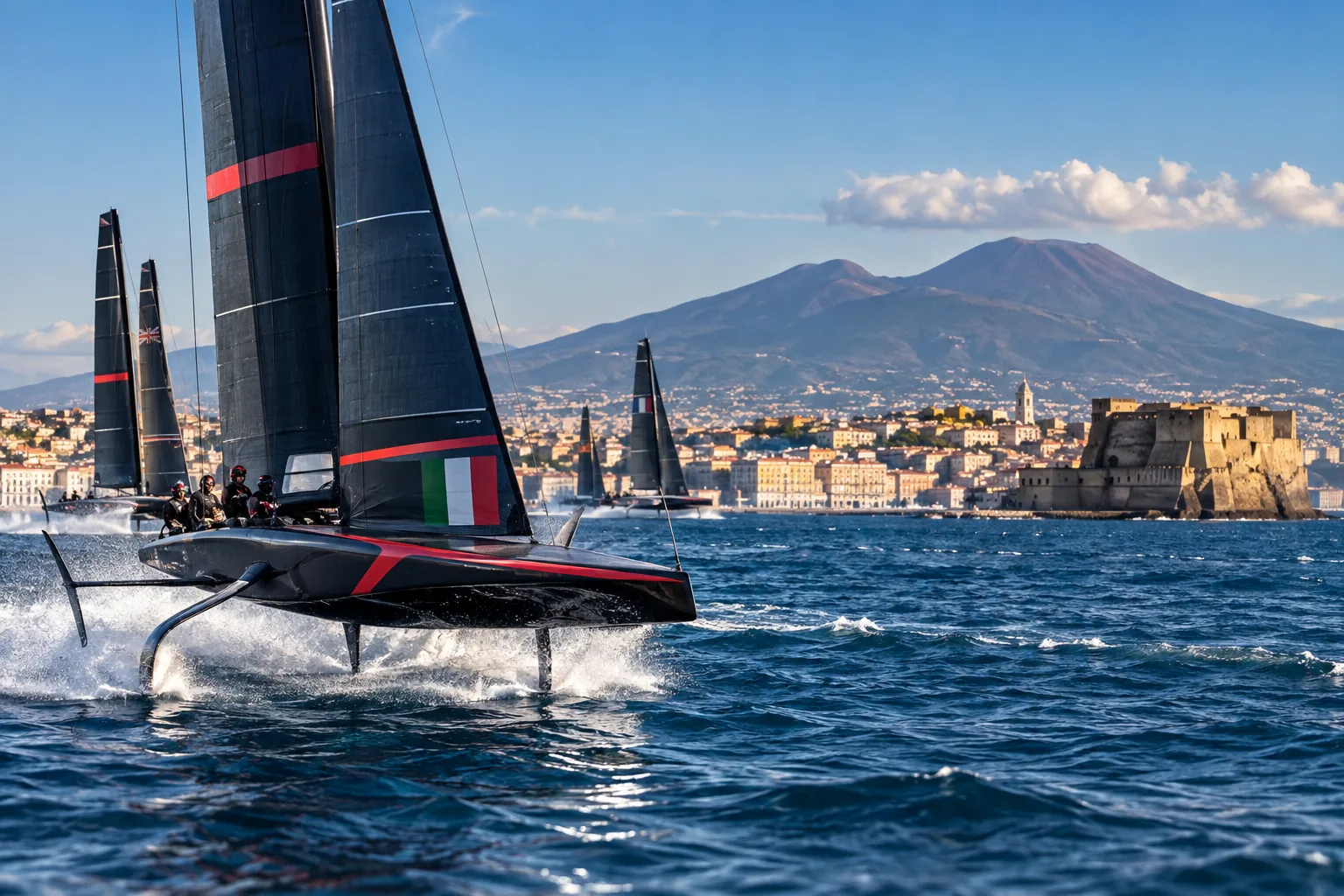 America’s Cup: Naples Becomes a World Sailing Capital as the Gulf Prepares for the Show