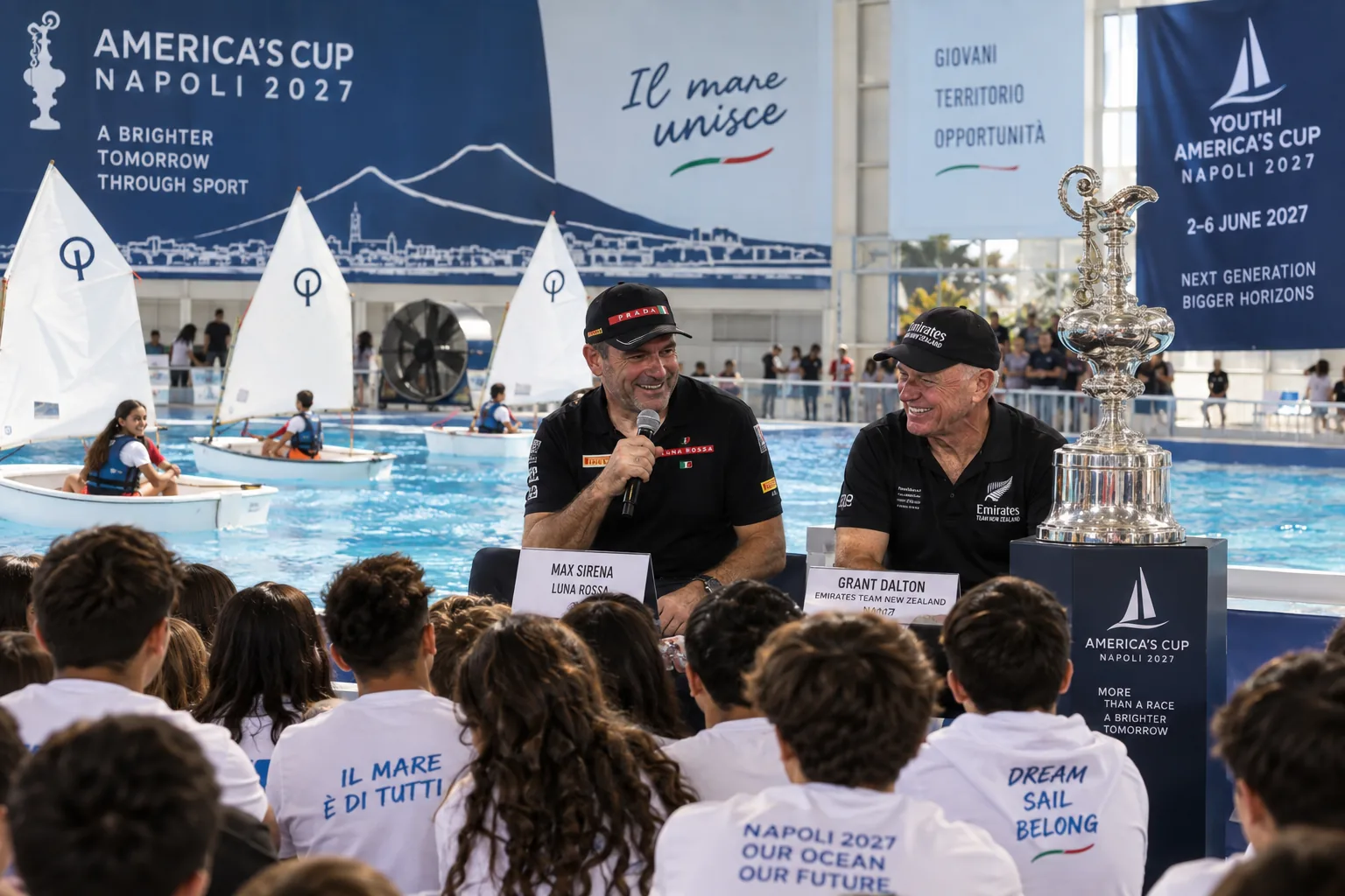 America’s Cup Comes to Caivano: 350 Young People Discover the World of Sailing