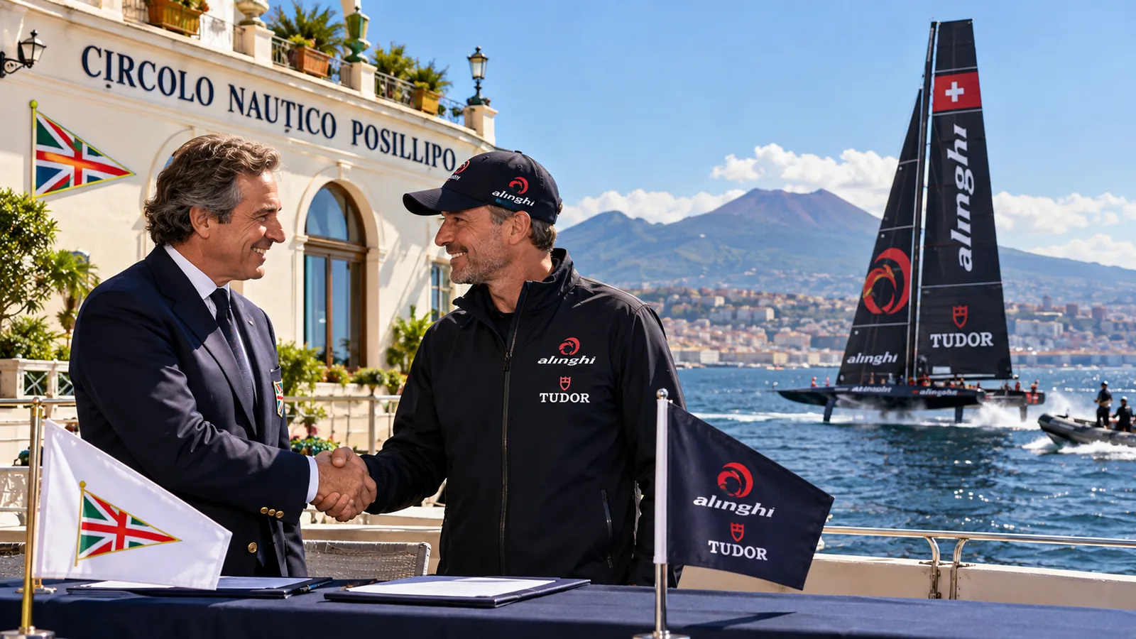 America’s Cup Naples: Circolo Nautico Posillipo welcomes Tudor Team Alinghi