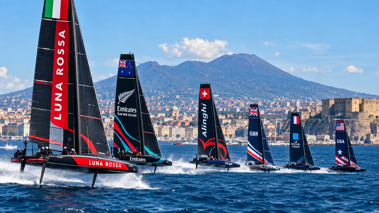 America’s Cup: Naples prepares for the Preliminary Regatta – Full schedule and live TV coverage