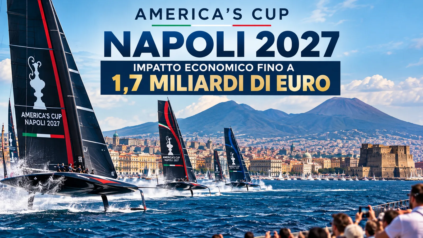 ⛵ America’s Cup Naples 2027: Economic Impact Could Reach €1.7 Billion