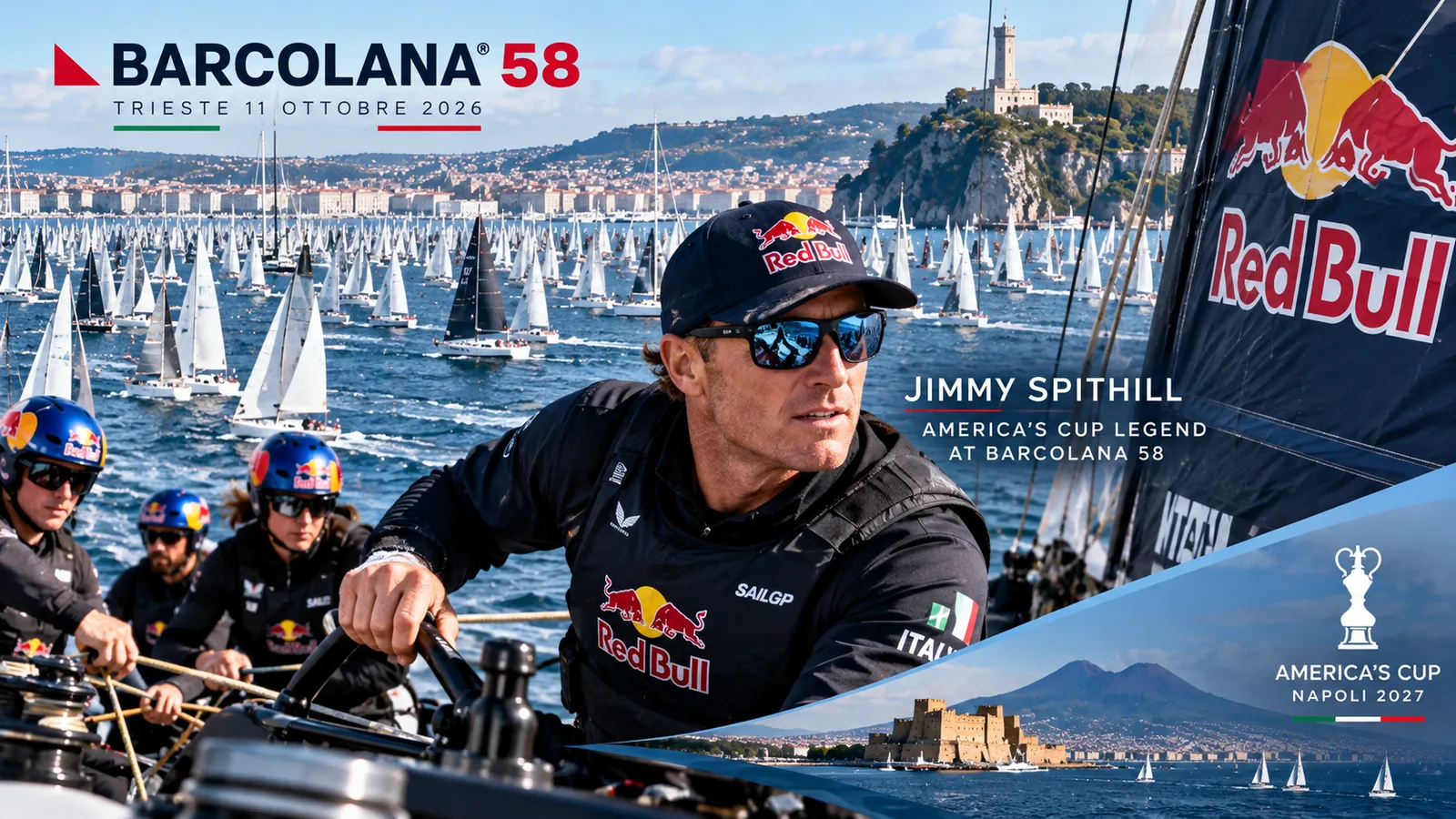 ⛵ Jimmy Spithill Celebrates the Magic of Barcolana 58: America's Cup Legend Returns to Trieste