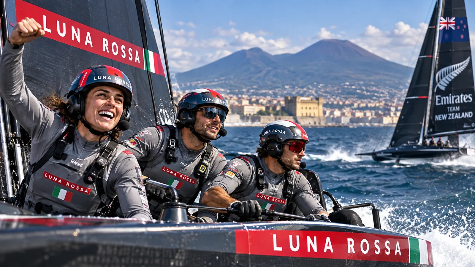 ⛵ America's Cup 2027: Luna Rossa Makes History as Maria Giubilei Shines in Naples