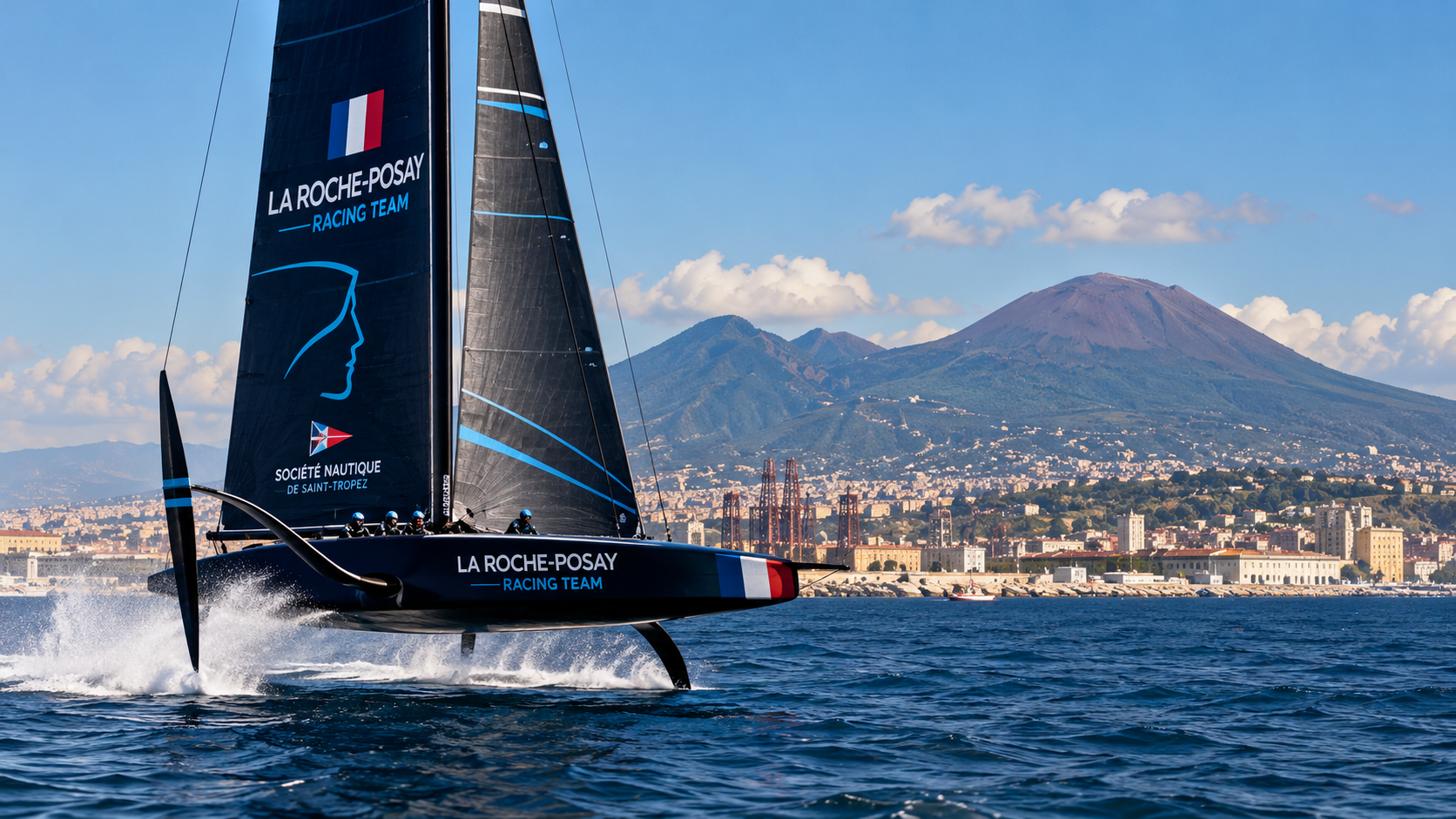 America’s Cup 2027: First AC75 Hits the Water in Naples as French Team Leads the Way