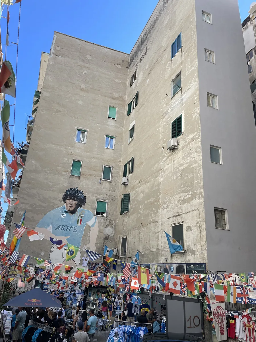 Maradona Mural Naples.